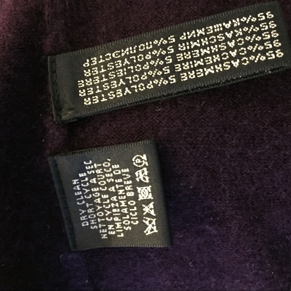 RL Black Label Cashmere Top in Merlot - Picture 6 of 9